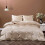 Satin Duvet Cover Set Ivory White 5-Piece 4