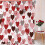 Valentinstag Duschvorhang Rot Rosa Büffelkaro 2