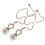 Metal Ceiling Fan Pull Chain Golden 2 pcs 14.2 x 1.4 in 3