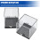 Boîte de présentation standard pour minéraux, 8 cubes transparents 5