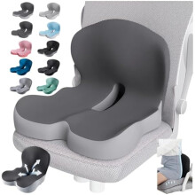 L-vormig zitkussen van traagschuim voor auto-/vrachtwagenchauffeurs – Ergonomische lendensteun, verlichting van ischias en rugpijn, geschikt voor