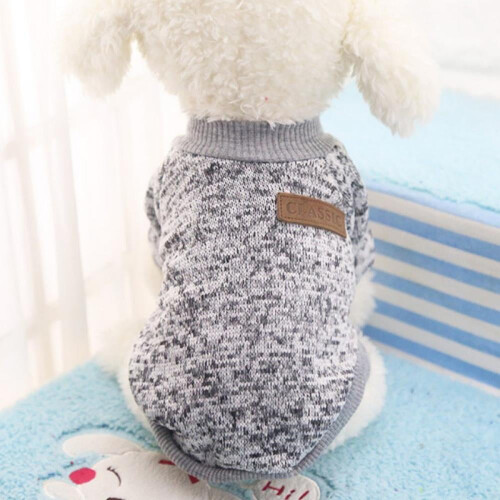 Πουλόβερ για σκύλους Κλασικά ζεστά πουλόβερ για κατοικίδια Ρούχα για σκύλους 1