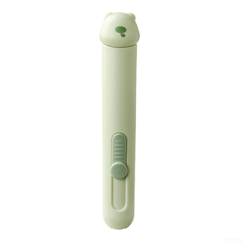2in1 Sewing Seam Ripper and Automatic Needle Threader Tool with Compact Safe Storage Design Green
