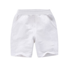 Toddler & Kids Summer Shorts – Casual Athletic Pants with Pockets, Flower Buds Design, Solid Colors