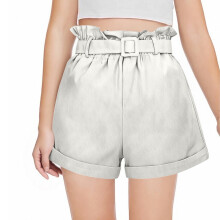 Shorts esportivos para meninas, shorts para meninas, shorts finos de cor sólida para o verão, shorts curtos para meninas, agasalho casual