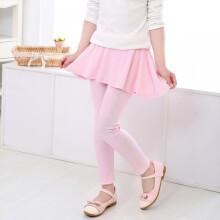 Gyratedream Mädchen-Leggings mit Rock, warme Kinder-Leggings, Tutu-Hose, fußlose Stretch-Strumpfhose, 3-11 Jahre