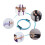 2025 Νέος Δακτύλιος Γυμναστικής Pilates Ring, Δακτύλιος Γιόγκα 14,96" με Διπλές Λαβές με 5