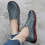 Γυναικεία Δερμάτινα Casual Loafers με κοψίματα, φλατ slip-on παπούτσια, χειροποίητη ραφή, 4