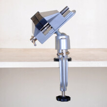 KALLORY Boormachine Bankschroef Tafel Houtbewerkingsbank Bankschroef Werkbank Zilver