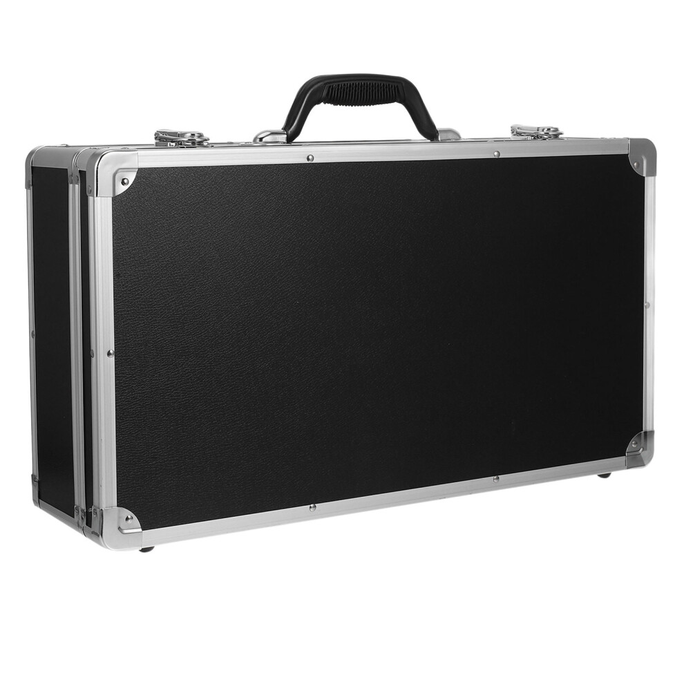 Portable Aluminum Toolbox With Foam Inserts For Storage Use Black Aluminum Alloy Case 9.8X6.3x4.7 Inches 9083649196649