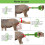Deer and Large Animal Anal Cleaning Tool Orange 4