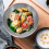 Conjunto de 2 tigelas para salada em aço inoxidável 2