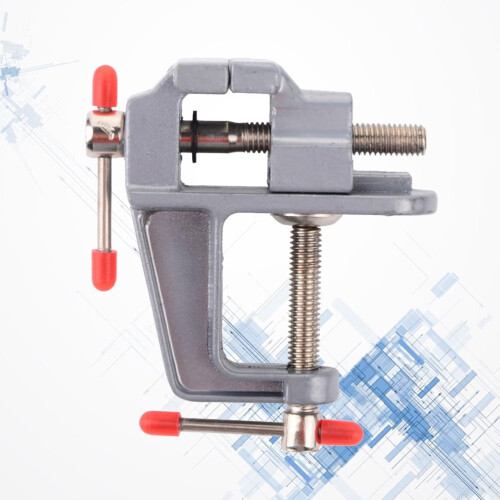 Étau de perceuse KALLORY pour établi de menuisier, argent 2
