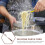 Πιρούνι ζυμαρικών και σουρωτήρι για noodles από χακί σιλικόνης Homoyoyo με εύκολη 7