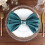 BalsaCircle5Pièces Serviettes de table 50 cm en polyester, couleur bleu sarcelle paon 7