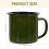 2 Vintage-Schnapsgläser, Espressogläser, klar, Reisegröße, grün 4