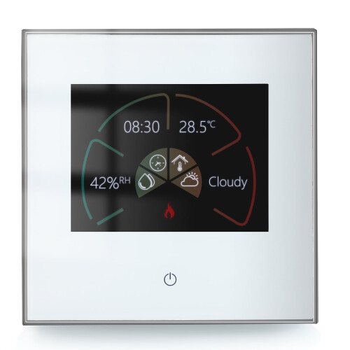 Termostato WiFi compatible con Alexa y Google Assistant.