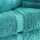 Πετσέτες Τουρκάλες Premium Cotton Super Soft και Απορροφητικές (Σετ Πετσετών 8 Τεμαχίων, Aqua 6