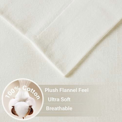 Σεντόνι True North από Cozy Flannel Warm 100% βαμβακερό - Σετ κλινοσκεπασμάτων με σχέδια ζώων 2