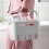 Panier de douche portable avec trous d'aération et poignée 4