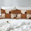 Σετ παπλωμάτων με μοτίβο αγελάδας Patchwork – κανονικού μεγέθους, 1 παπλωματοθήκη + 2 4