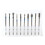 Nagelfreesjes van wolfraamlegering, 10 stuks 7