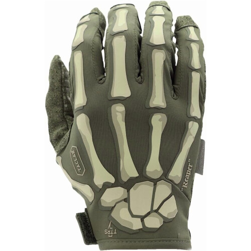 Γάντια Reaper Ghost Green Skeleton - Λεπτά και Ελαφριά για Airsoft, Paintball, Ποδηλασία, Μοτοσικλέτα,