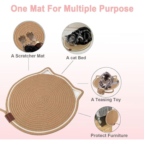 2026Νέο διπλό μαξιλάρι γρατσουνίσματος για γάτες, μαξιλάρια γρατσουνίσματος για 1