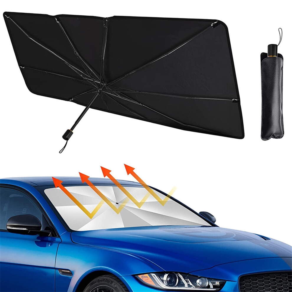 Uv Reflective Foldable Car Sun Shade 55.1X31.5in 9097180943471