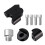 Handlebar Riser Motorcycle Handlebar Riser Clamp - Universal & Modified (Black)(2.28X2.09X0.87Inch) 6