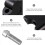 Handlebar Riser Motorcycle Handlebar Riser Clamp - Universal & Modified (Black)(2.28X2.09X0.87Inch) 3