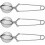 Tesil i rostfritt stål, 3-pack – Finmaskig tesil 2