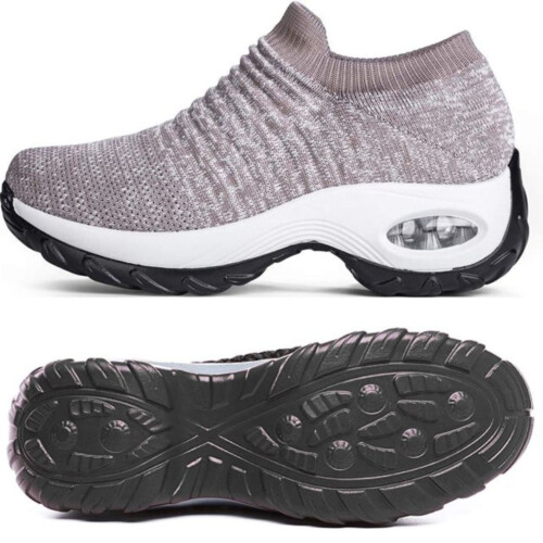 Γυναικεία slip-on αθλητικά παπούτσια για περπάτημα, ορθοπεδικά, άνετα αθλητικά 2
