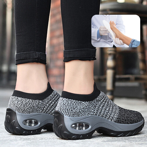 Γυναικεία slip-on αθλητικά παπούτσια για περπάτημα, ορθοπεδικά, άνετα αθλητικά 1