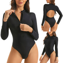 lulshou Dame Badedrakter Badedrakt Dame Langermet Dykkerdrakt Siamesisk Sommer Strand Surfing Badetøy Plus Size Badedrakt til Dame på Salg