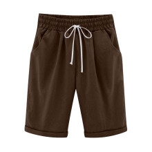 Pantaloni scurți de sală pentru femei, sport, casual, acasă, îmbrăcăminte sportivă pentru femei cu buzunare cu șnur