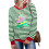 Dame sweatshirt med juleprint og lange ærmer 4