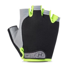 Luvas de Ciclismo Meio Dedo Respiráveis Antiderrapantes Verde M