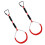 Worgeous2 peças de argolas de ginástica para crianças, conjunto de brinquedos para escalada ao ar livre, 25 cm (10 polegadas) 6