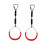 Worgeous2 peças de argolas de ginástica para crianças, conjunto de brinquedos para escalada ao ar livre, 25 cm (10 polegadas) 4