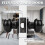 Round Privacy Door Knobs with Thumb Turn Lock Black 6-Pack 2