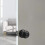 Round Privacy Door Knobs with Thumb Turn Lock Black 6-Pack 6