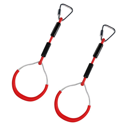 Worgeous2 peças de argolas de ginástica para crianças, conjunto de brinquedos para escalada ao ar livre, 25 cm (10 polegadas) 2