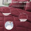 Burgundy Queen Comforter Set 7-Piece 4