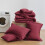 Burgundy Queen Comforter Set 7-Piece 6