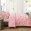 Σετ παπλωμάτων King Pink Boho Pintuck 3 τεμαχίων 6