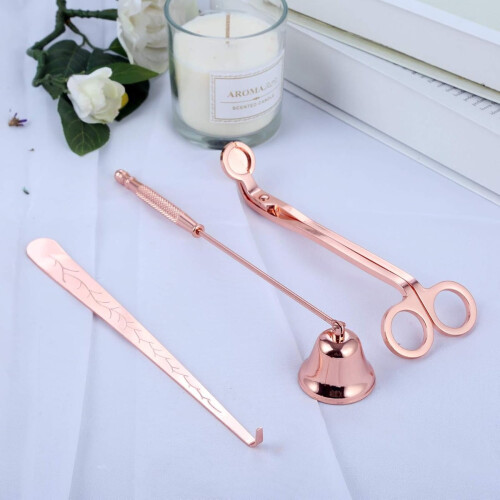 Candle Tool Set Snuffer Wick Trimmer Dipper 3-Piece 1
