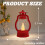 Chauffe-cire portable avec lampe à pétrole 2