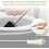 Toilet Brush & Holder Set 3-Pack White Grey 4