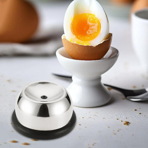 Stainless Steel Egg Piercer for Boiled Eggs with OneClick Precise Shell Piercing Tool 1